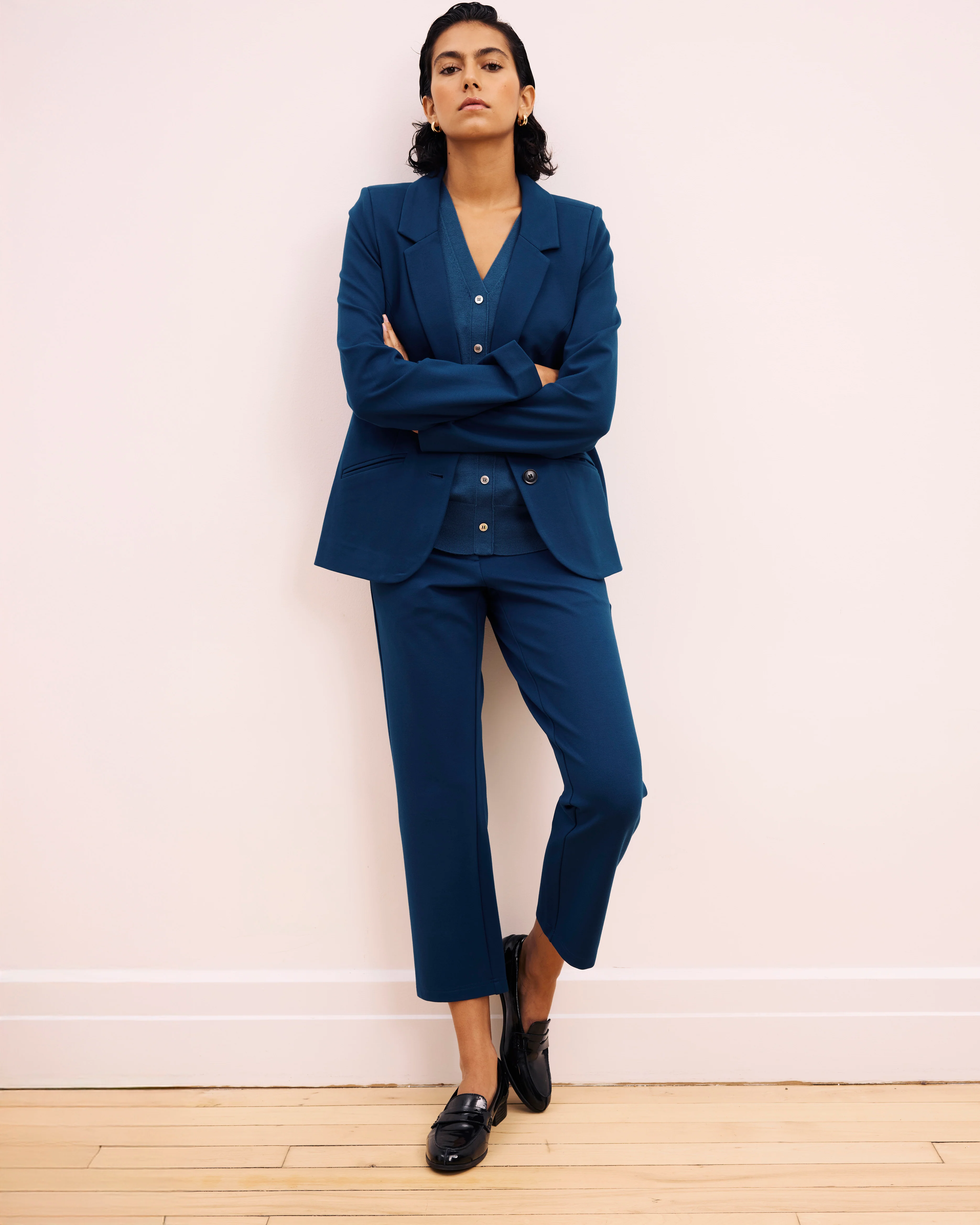 Beas Ponte Blazer - Deep Teal - Image 3