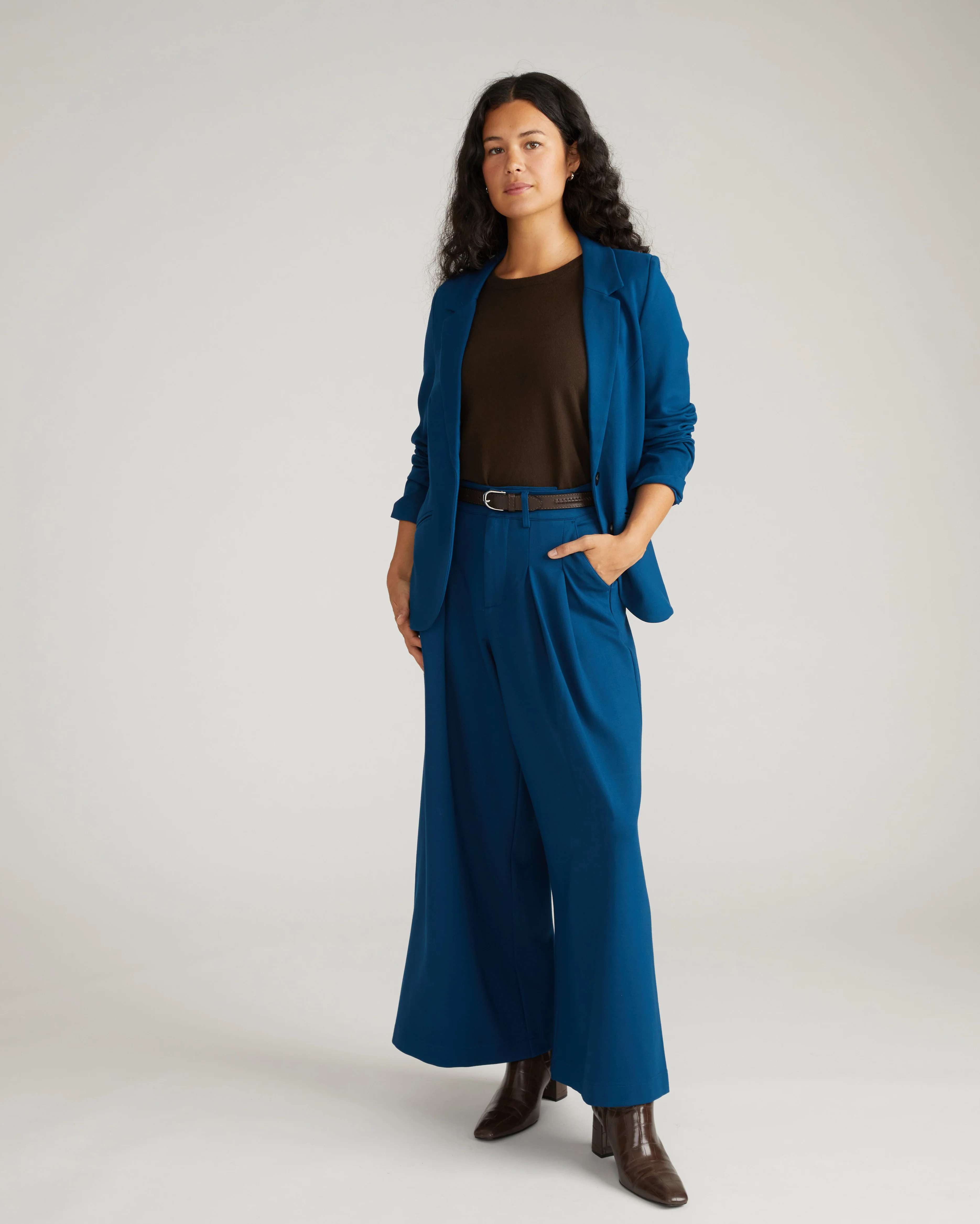 Beas Ponte Blazer - Deep Teal - Image 6