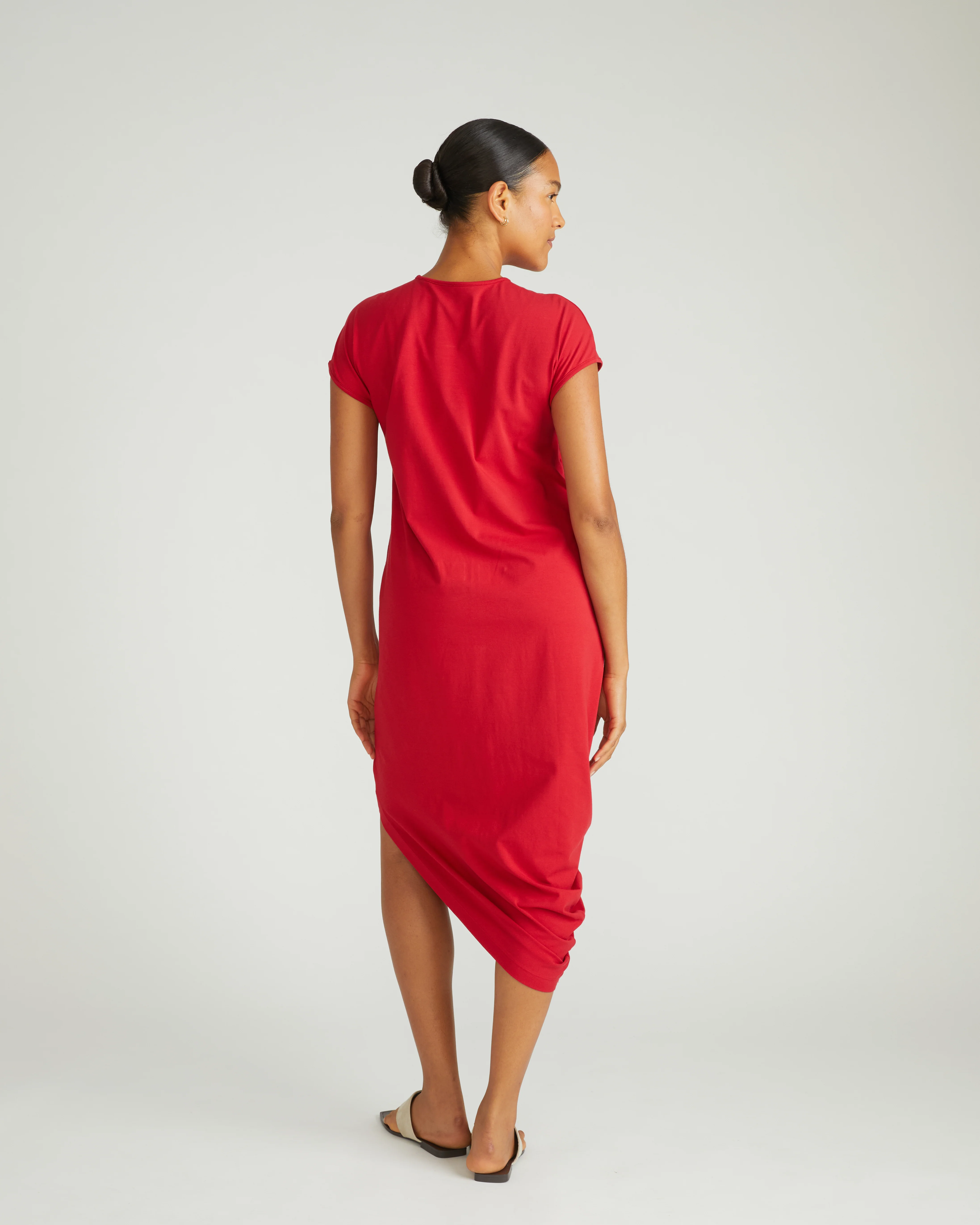 Iconic Geneva Dress - Ruby Red - Image 3