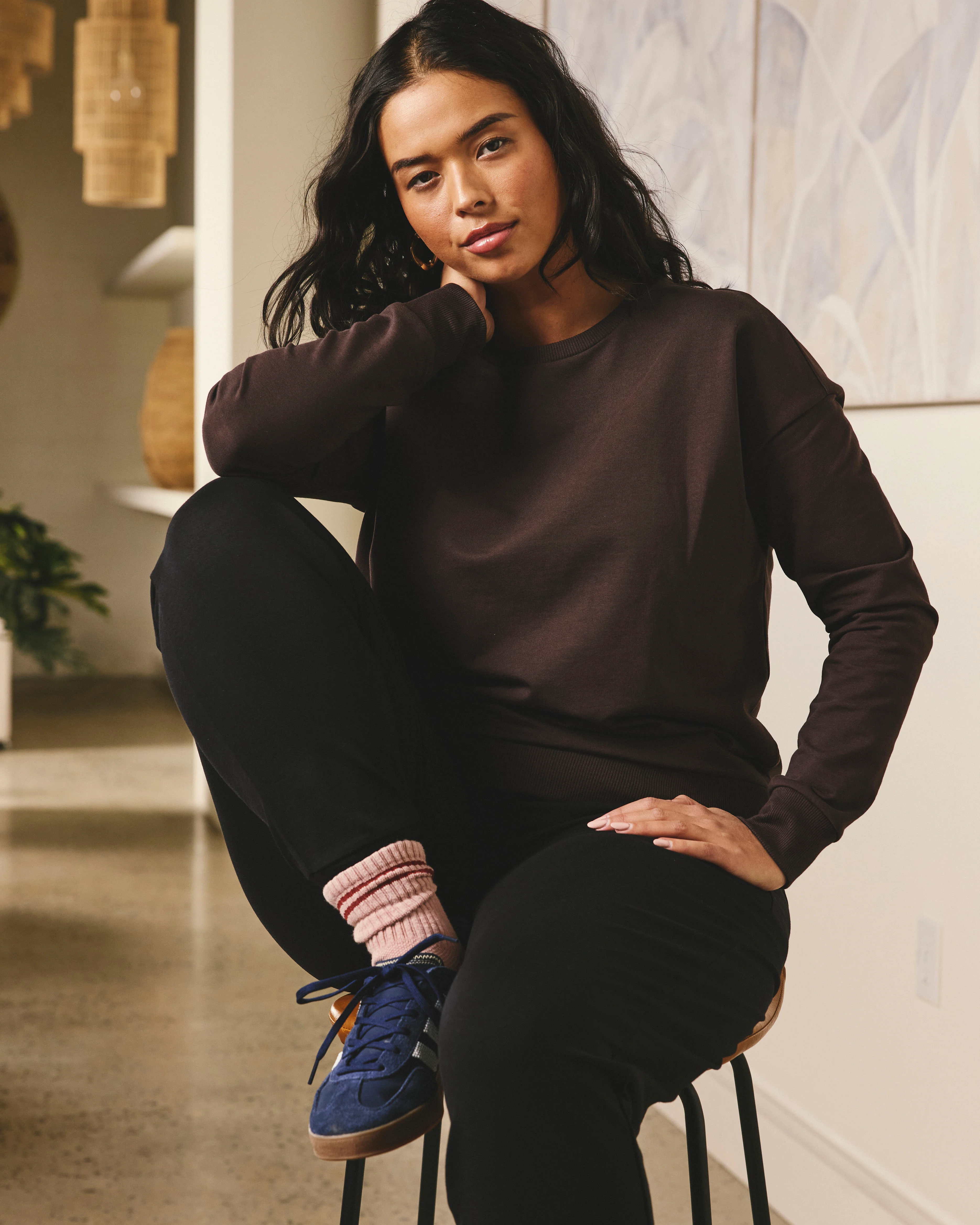 Lauren Classic Sweatshirt - Deep Brown