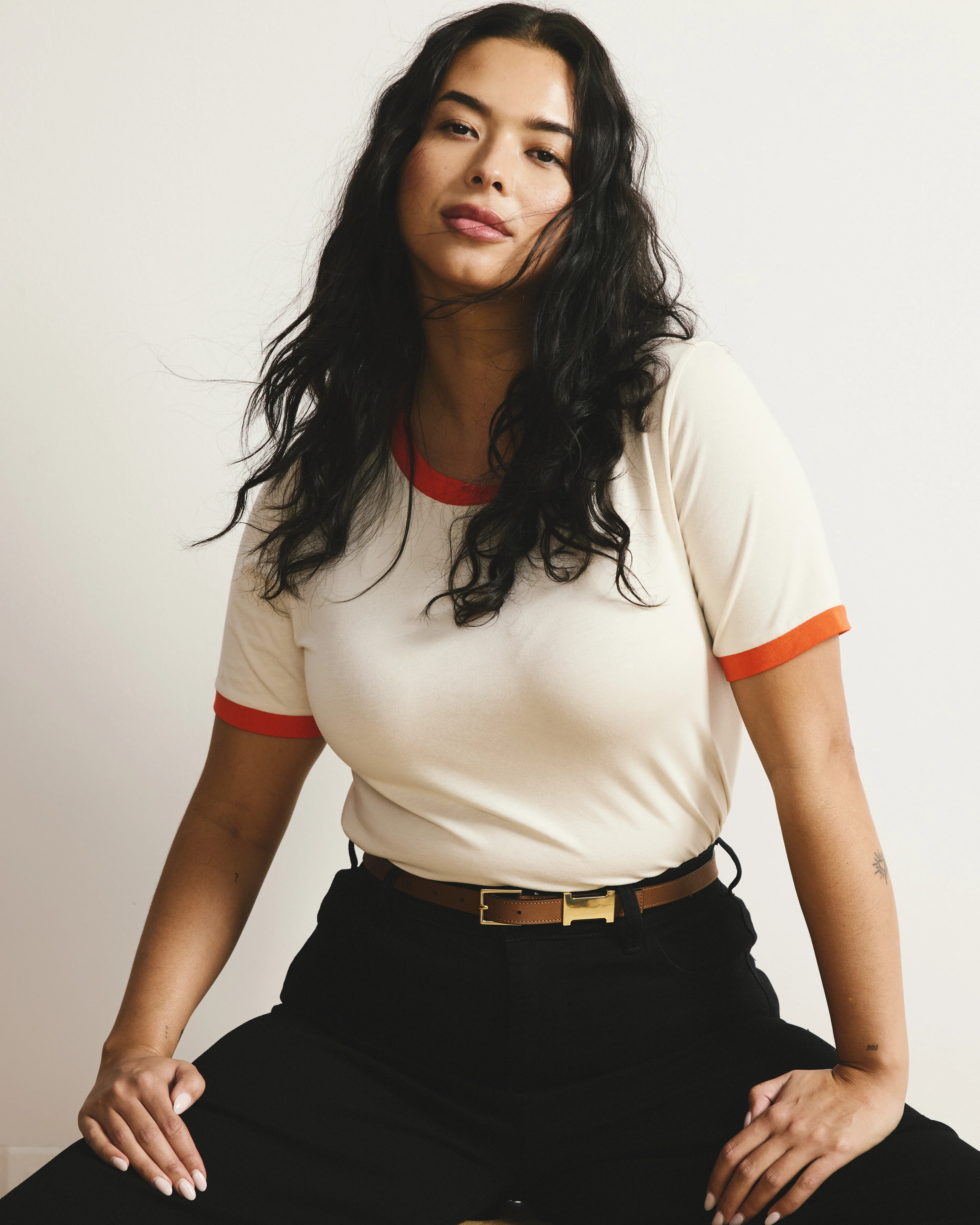 Tee Rex - Chamomile/Poppy Trim - Image 2