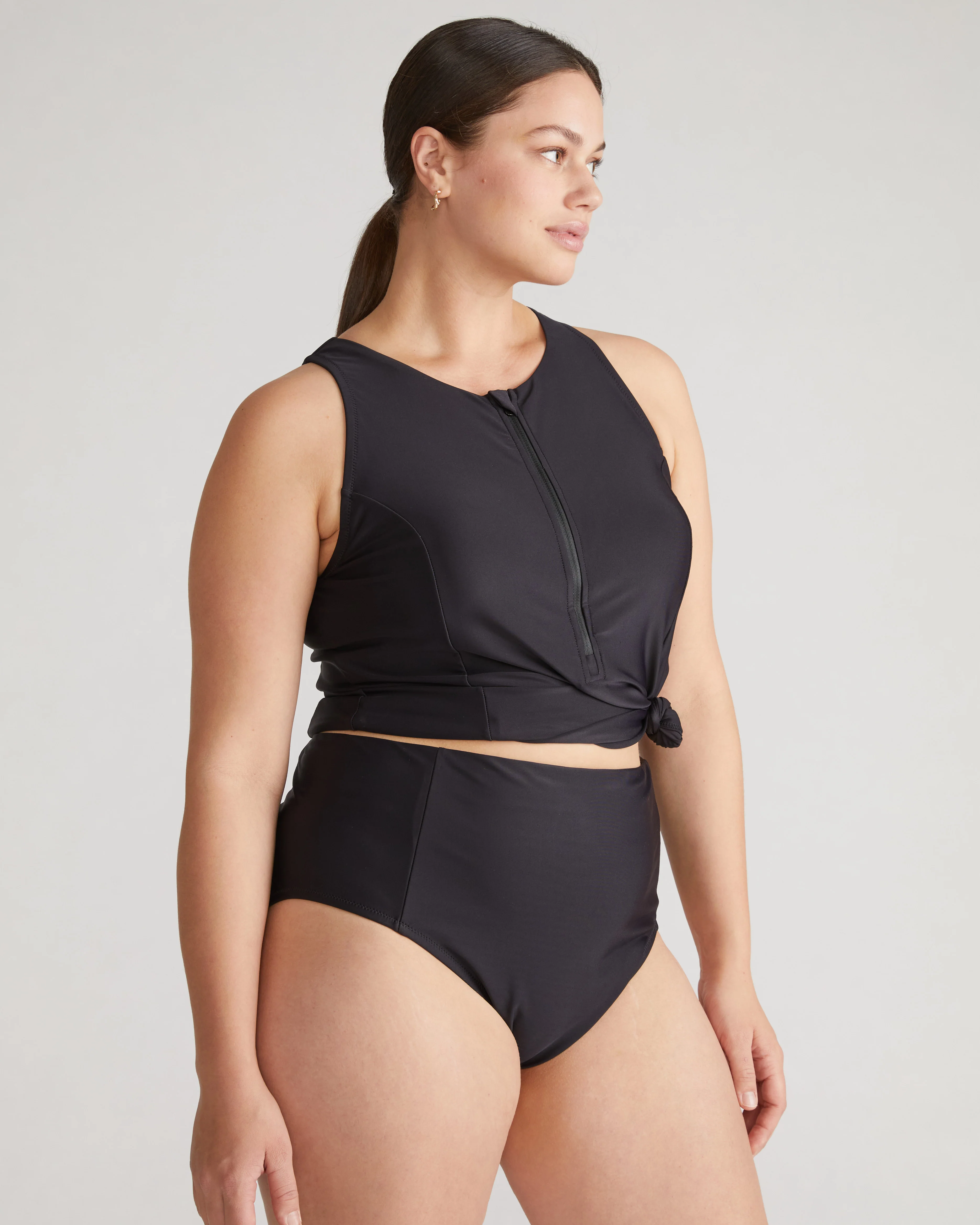The Super High Bikini Bottom - Black - Image 2